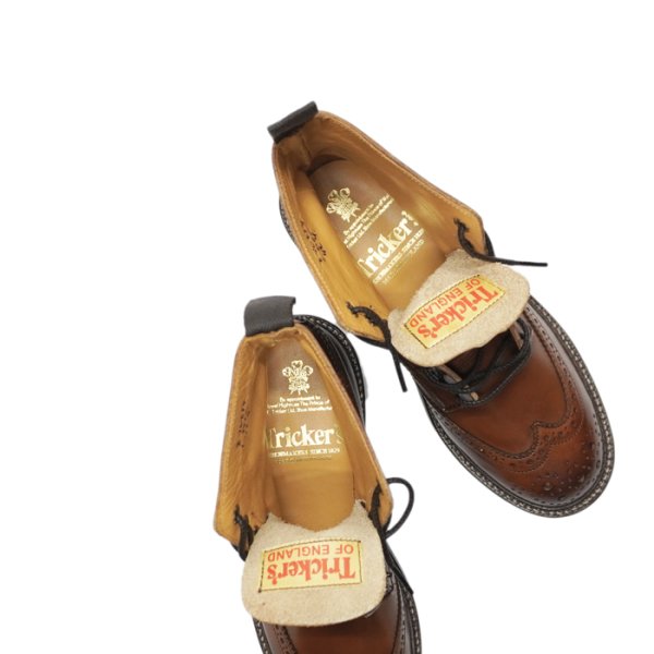 画像7: Tricker's(トリッカーズ)カントリーブローグブーツ(ダイナイトソール)/Beechnut Burnished(ビーチナッツバーニッシュド) (7)