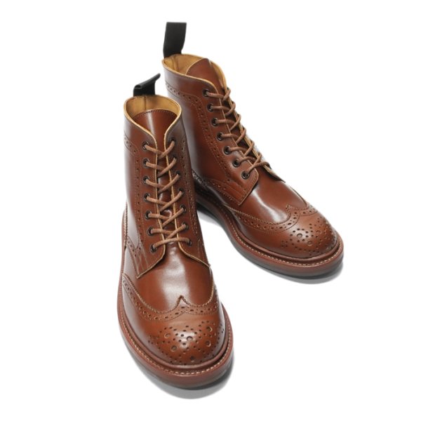 画像4: Tricker's(トリッカーズ)カントリーブローグブーツ(ダイナイトソール)/Marron Antique(マロンアンティーク) (4)