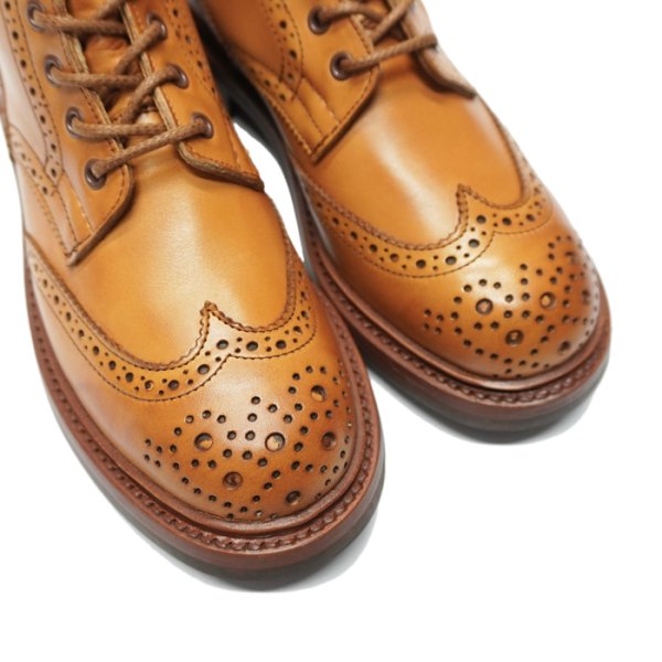 画像6: Tricker's（トリッカーズ）カントリーブローグブーツ（ダイナイトソール）/1001 Burnished（1001バーニッシュド） (6)