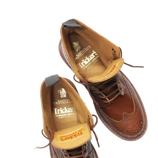 画像7: Tricker's(トリッカーズ)カントリーブローグブーツ(ダイナイトソール)/Marron Antique(マロンアンティーク) (7)