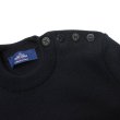 画像6: SAINT JAMES（セントジェームス）CANCALE（肩ボタンプレーンセーター）/NAVY（ネイビー） (6)