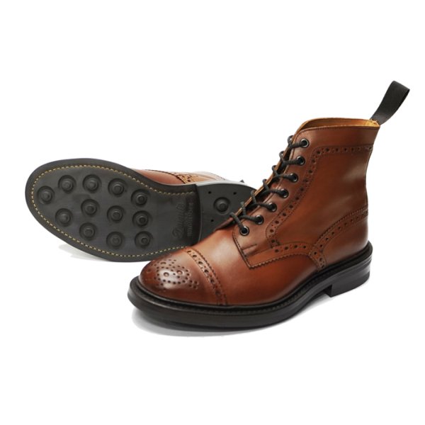 画像3: Tricker's(トリッカーズ)キャップトゥブローグブーツ(ダイナイトソール)/Beechnut Burnished(ビーチナッツバーニッシュド) (3)