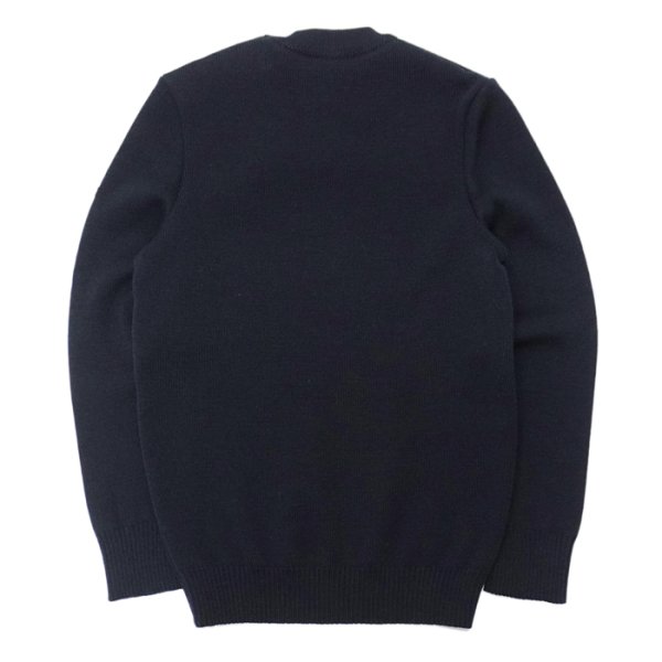 画像2: SAINT JAMES(セントジェームス)CANCALE(肩ボタンプレーンセーター)/NAVY(ネイビー) (2)