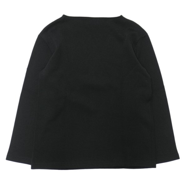 画像2: SAINT JAMES（セントジェームス）DOUBLEFACE SWEATER（ダブルフェースセーター）/NOIR（ブラック） (2)
