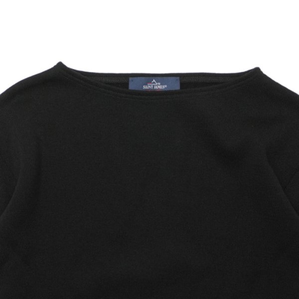 画像3: SAINT JAMES（セントジェームス）DOUBLEFACE SWEATER（ダブルフェースセーター）/NOIR（ブラック） (3)