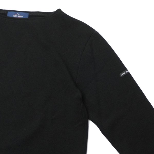 画像4: SAINT JAMES（セントジェームス）DOUBLEFACE SWEATER（ダブルフェースセーター）/NOIR（ブラック） (4)