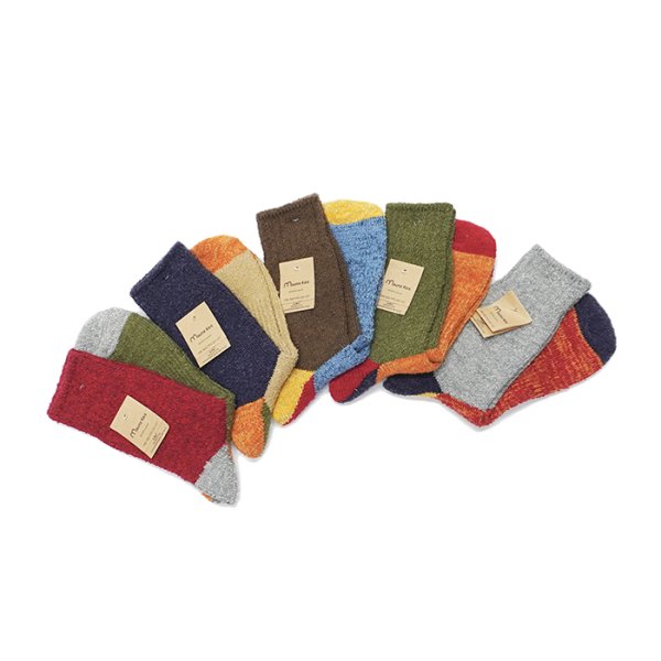 画像7: Mauna Kea（マウナケア）ドラロンウール踵切替えソックス / 5Colors（全5色展開）※3足までメール便発送可 (7)