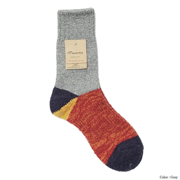 画像6: Mauna Kea（マウナケア）ドラロンウール踵切替えソックス "レディース” / 5Colors（全5色展開）※3足までメール便発送可 (6)