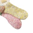画像4: Mauna Kea（マウナケア）かかと切り替えツイスター杢ソックス/Pink（ピンク）・Yellow（イエロー）※3足までメール便発送可※ (4)