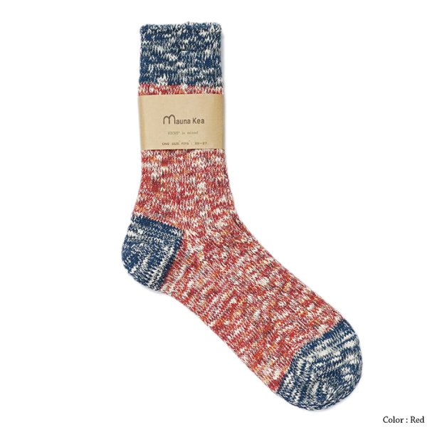 画像6: Mauna Kea(マウナケア)スラブ&リップルソックス / 5Colors(全5色展開)※3足までメール便発送可 (6)