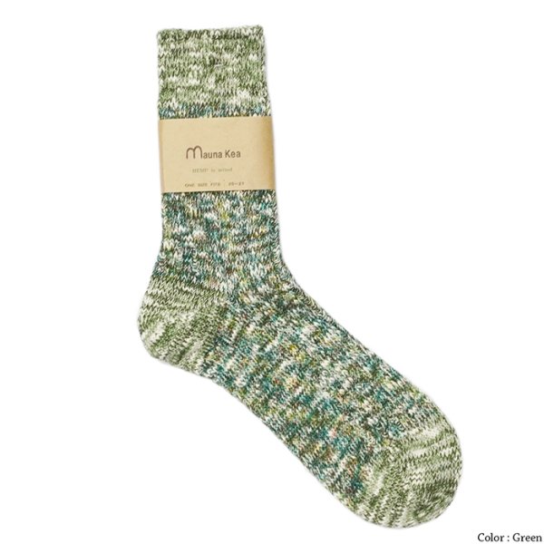 画像5: Mauna Kea(マウナケア)スラブ&リップルソックス / 5Colors(全5色展開)※3足までメール便発送可 (5)