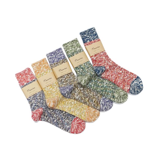 画像7: Mauna Kea(マウナケア)スラブ&リップルソックス / 5Colors(全5色展開)※3足までメール便発送可 (7)
