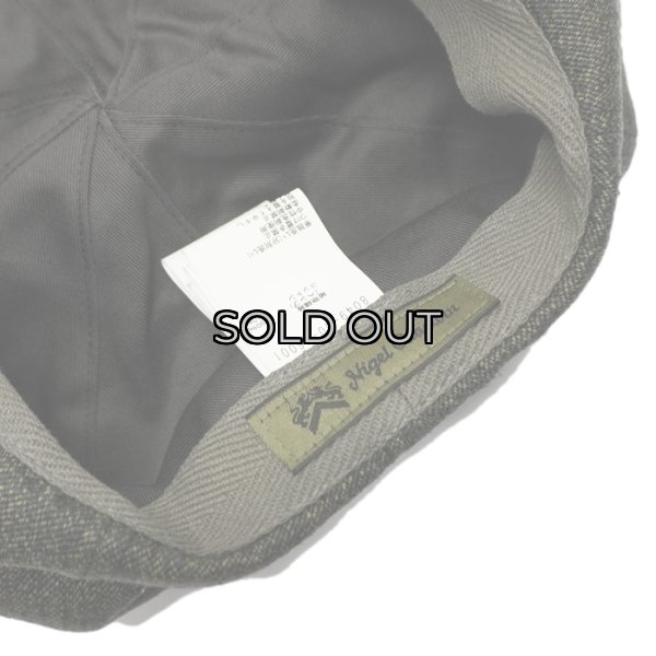 画像6: Nigel Cabourn（ナイジェル・ケーボン）CASQUETTE（キャスケット）"Black Chambray Hemp" / Charcoal（チャコールグレー）※Mサイズのみ (6)