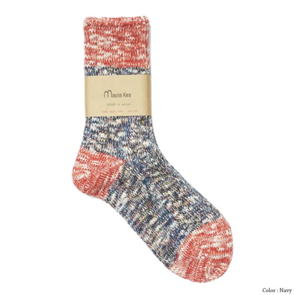 画像2: Mauna Kea(マウナケア)スラブ&リップルソックス”レディース” / 5Colors(全5色展開)※3足までメール便発送可 (2)