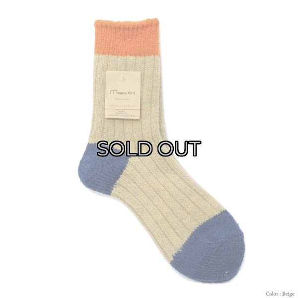 画像3: Mauna Kea（マウナケア）ドラロンタムウール3面切替えソックス"レディース" / 5Colors（全5色展開）※3足までメール便発送可 (3)