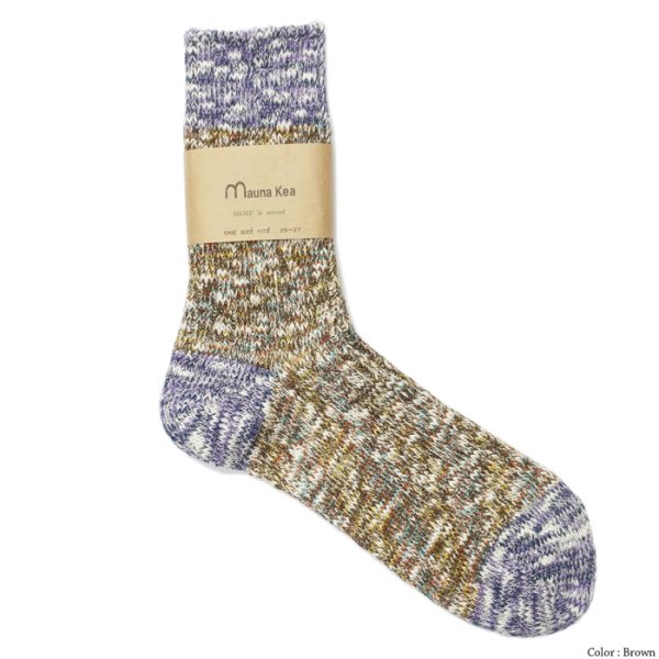 画像4: Mauna Kea(マウナケア)スラブ&リップルソックス / 5Colors(全5色展開)※3足までメール便発送可 (4)