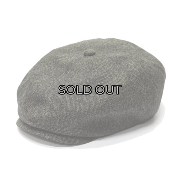 画像1: Nigel Cabourn（ナイジェル・ケーボン）CASQUETTE（キャスケット）"Black Chambray Hemp" / Charcoal（チャコールグレー）※Mサイズのみ (1)