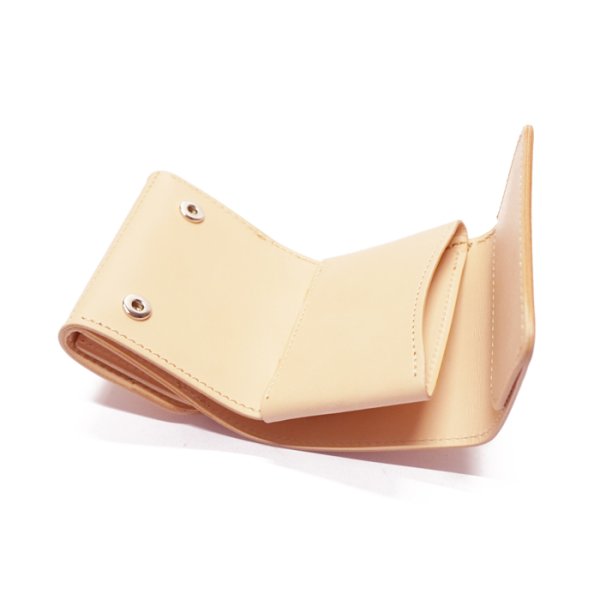 画像9: WILD SWANS(ワイルドスワンズ)STELLA(ステラ)ミニ3つ折りウォレット"サドルプルアップ"/Natural(ナチュラル) (9)
