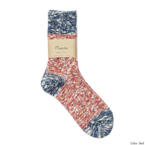 画像3: Mauna Kea(マウナケア)スラブ&リップルソックス”レディース” / 5Colors(全5色展開)※3足までメール便発送可 (3)