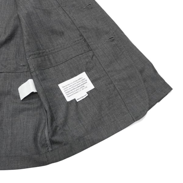 画像10: 【PointUp10%11/10迄】ENGINEERED GARMENTS(エンジニアードガーメンツ)Loiter Jacket(ロイタージャケット)"Tropical Wool" / Charcoal(チャコール) (10)