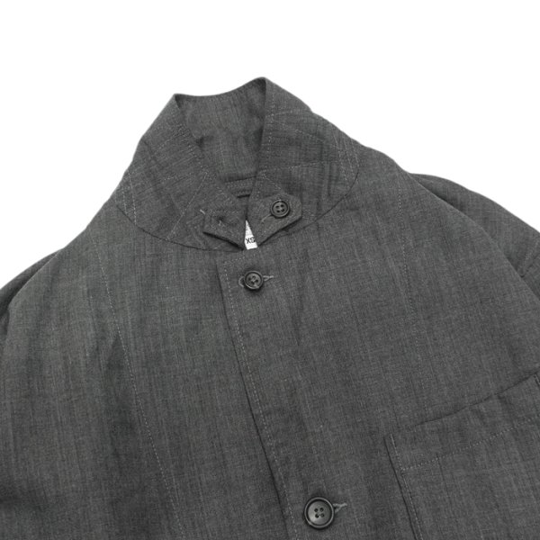 画像5: 【PointUp10%11/10迄】ENGINEERED GARMENTS(エンジニアードガーメンツ)Loiter Jacket(ロイタージャケット)"Tropical Wool" / Charcoal(チャコール) (5)