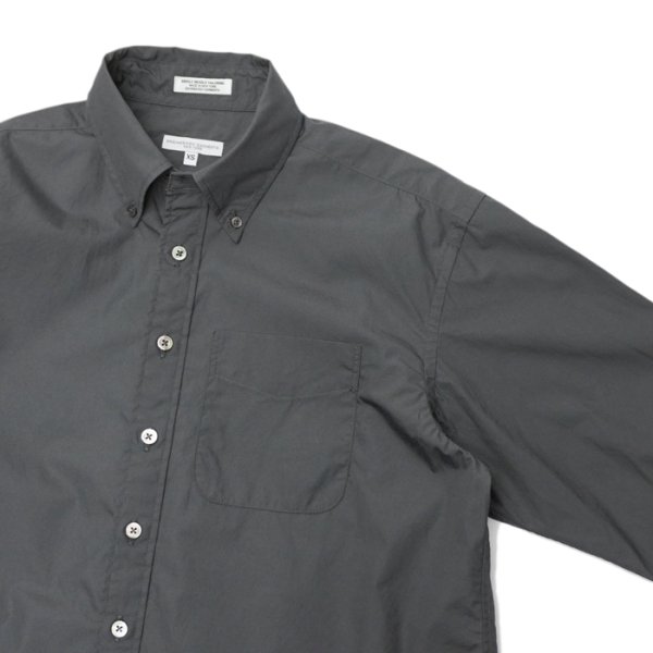 画像4: 【PointUp10%11/10迄】ENGINEERED GARMENTS(エンジニアードガーメンツ)19 Century BD Shirt (19 センチュリーボタンダウンシャツ)"100's 2Ply Btoadcloth"/ Charcoal(チャコール) (4)