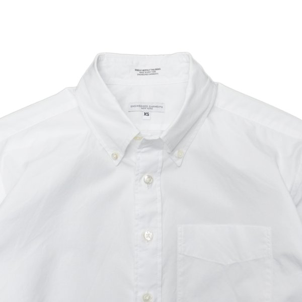 画像3: ENGINEERED GARMENTS（エンジニアードガーメンツ）19 Century BD Shirt （19 センチュリーボタンダウンシャツ）"100's 2Ply Broad cloth"/ White（ホワイト） (3)