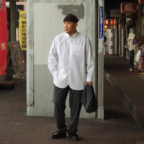 画像8: ENGINEERED GARMENTS（エンジニアードガーメンツ）19 Century BD Shirt （19 センチュリーボタンダウンシャツ）"100's 2Ply Broad cloth"/ White（ホワイト） (8)