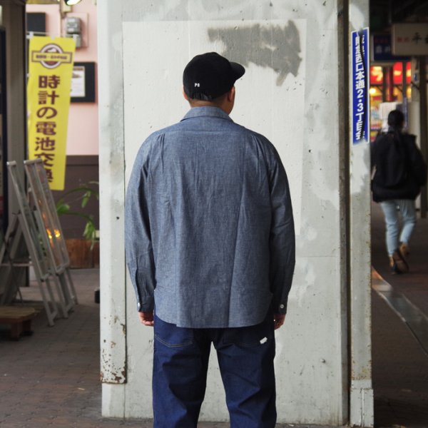 画像10: 【PointUp10%11/10迄】Post O'Alls(ポストオーバーオールズ)Town&Country Safari(タウン&カントリーサファリ)"Classic Chambray" / Indigo(インディゴ) (10)