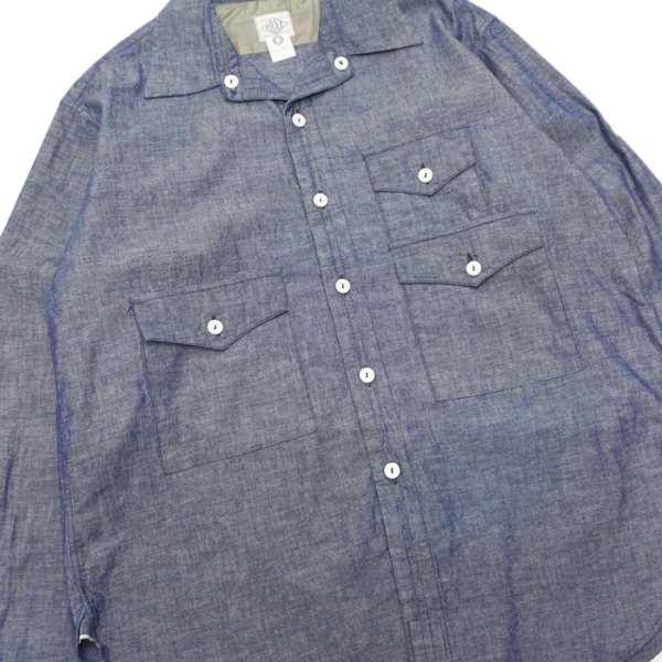 画像6: 【PointUp10%11/10迄】Post O'Alls(ポストオーバーオールズ)Town&Country Safari(タウン&カントリーサファリ)"Classic Chambray" / Indigo(インディゴ) (6)