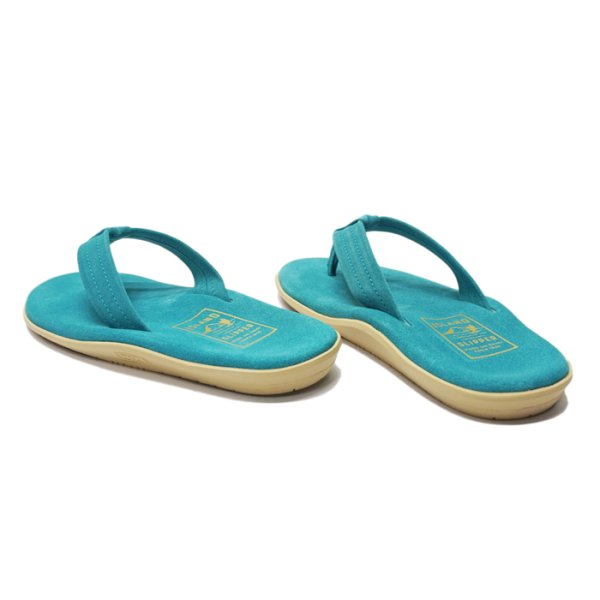 画像5: ISLAND SLIPPER(アイランドスリッパ)PT203 (レザートングサンダル) "Suede" / Turquoise(ターコイズ) (5)