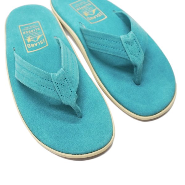 画像6: ISLAND SLIPPER(アイランドスリッパ)PT203 (レザートングサンダル) "Suede" / Turquoise(ターコイズ) (6)