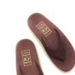 画像7: ISLAND SLIPPER（アイランドスリッパ）PT203 (レザートングサンダル) "Suede" / Burgundy（バーガンディ） (7)