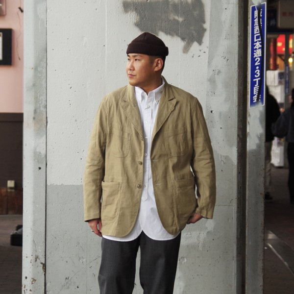 画像12: 【PointUp10%11/10迄】ENGINEERED GARMENTS(エンジニアードガーメンツ)Bedford Jacket(ベッドフォードジャケット)"CL Java Cloth" / Khaki(カーキ) (12)