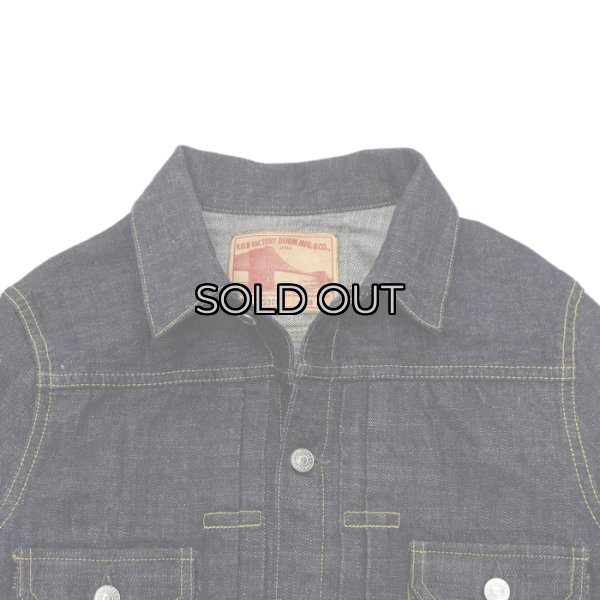 画像4: F.O.B FACTORY(エフオービーファクトリー)G-3 DENIM 2nd JK(G-3デニム2ndジャケット)"14oz G3 Selvedge Supima" / Indigo(インディゴ)※One Wash (4)
