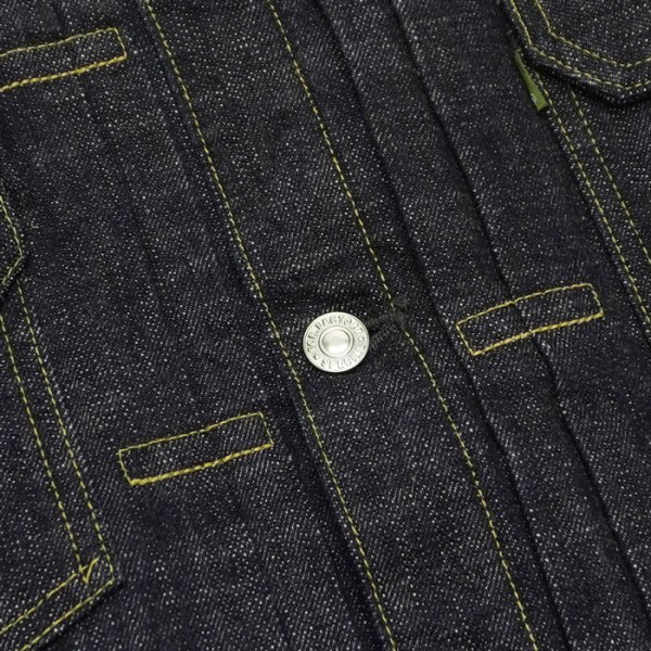 画像7: F.O.B FACTORY（エフオービーファクトリー）G-3 DENIM 2nd JK（G-3デニム2ndジャケット）"14oz G3 Selvedge Supima" / Indigo（インディゴ）※One Wash (7)