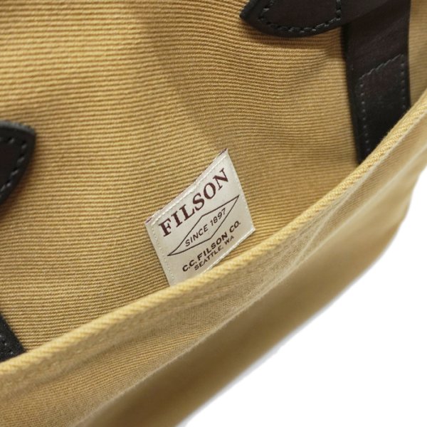画像4: FILSON(フィルソン)OPEN TOTE BAG(オープントートバッグ)/ TAN(タン) (4)