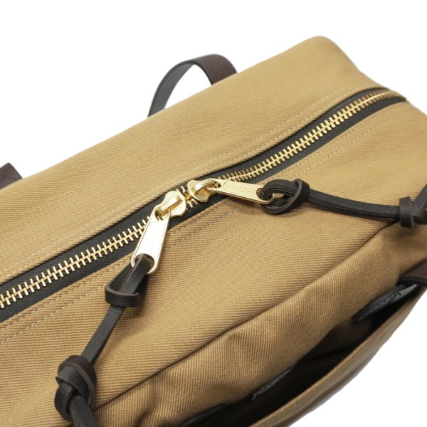 画像6: FILSON(フィルソン)TOTE BAG WITH ZIPPER(ジッパー付トートバッグ)/ TAN(タン) (6)