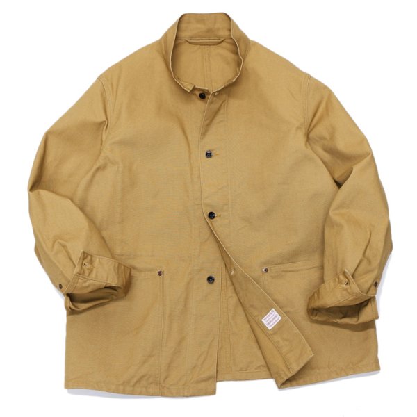 画像1: ＜40％OFF＞*A VONTADE（アボンタージ）Stand Collar Coverall（スタンドカラーカバーオール）"Highcount Vintage Duck" / Camel（キャメル）※Lサイズ (1)