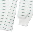 画像5: L.L.Bean（エルエルビーン）Union Striped Long Sleeve Tee（ユニオン ストライプロングスリーブT）"Japan Edition" / White×Lt,Green（ホワイト×ライトグリーン） (5)
