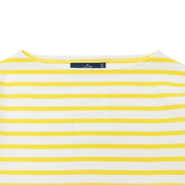 画像3: SAINT JAMES（セントジェームス）OUESSANT（ウエッソン）/ NEIGE×SUN（ホワイト×ライトイエロー） (3)