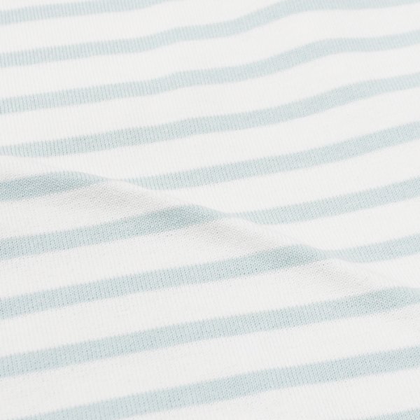 画像6: SAINT JAMES(セントジェームス)OUESSANT(ウエッソン)"BORDER" / NEIGE×GALILEO(ホワイト×アイスブルー) (6)