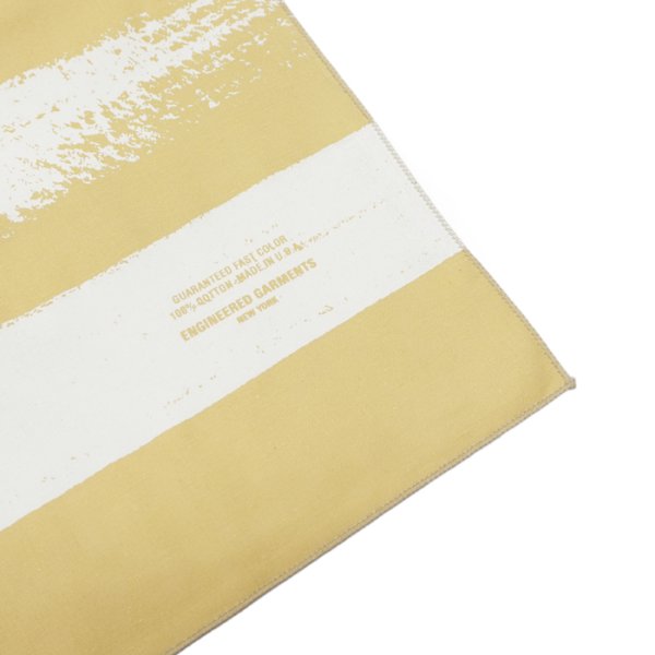 画像4: 【PointUp10%11/10迄】ENGINEERED GARMENTS(エンジニアードガーメンツ)Printed Bandana(プリンテッドバンダナ)/ Khaki(カーキ)Black(ブラック)Navy(ネイビー) (4)