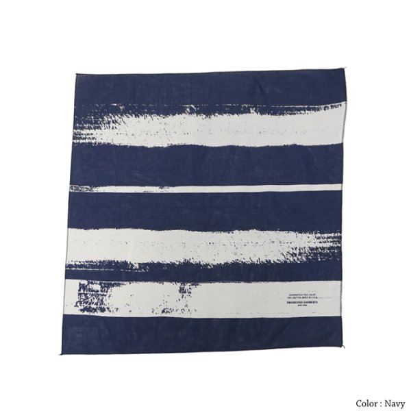 画像8: 【PointUp10%11/10迄】ENGINEERED GARMENTS(エンジニアードガーメンツ)Printed Bandana(プリンテッドバンダナ)/ Khaki(カーキ)Black(ブラック)Navy(ネイビー) (8)