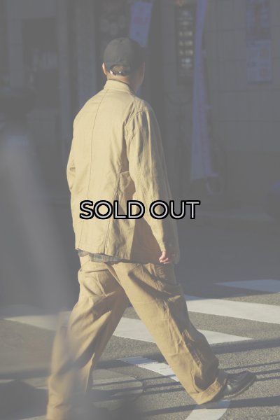 画像13: ＜30%OFF＞ENGINEERED GARMENTS（エンジニアードガーメンツ）Fatigue Pant（ファティーグパンツ）"CL Java Cloth" / Kahki（カーキ） (13)