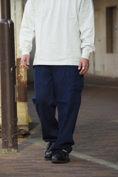 画像9: 【PointUp10%11/10迄】Post O'Alls(ポストオーバーオールズ)E-Z WALKABOUT Pants(イージーウォークアバウトパンツ)"8oz Denim w/deep Wash" / Indigo(インディゴ) (9)
