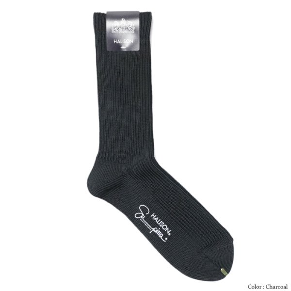 画像4: HALISON(ハリソン)スーピマ1×1リブソックス / 5Colors(全5色展開)※3足までメール便発送可 (4)