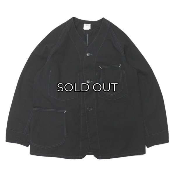 画像1: Post O'Alls（ポストオーバーオールズ）POST45 DV（ポスト45 ノーカラーモデル）"Cotton dobby Ripstop"/ Charcoal（チャコール） (1)