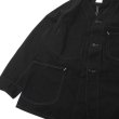 画像8: Post O'Alls（ポストオーバーオールズ）POST45 DV（ポスト45 ノーカラーモデル）"Cotton dobby Ripstop"/ Charcoal（チャコール） (8)