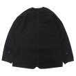 画像2: Post O'Alls（ポストオーバーオールズ）POST45 DV（ポスト45 ノーカラーモデル）"Cotton dobby Ripstop"/ Charcoal（チャコール） (2)